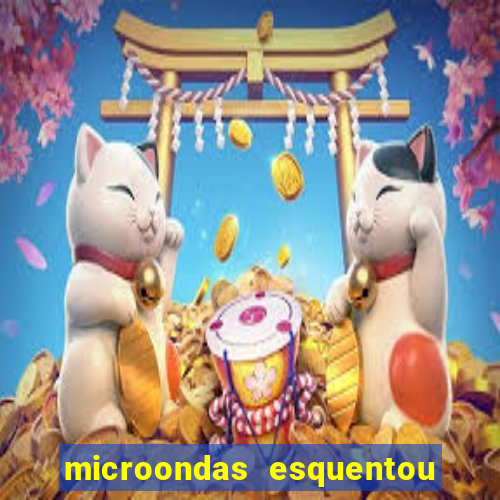 microondas esquentou demais e parou de funcionar